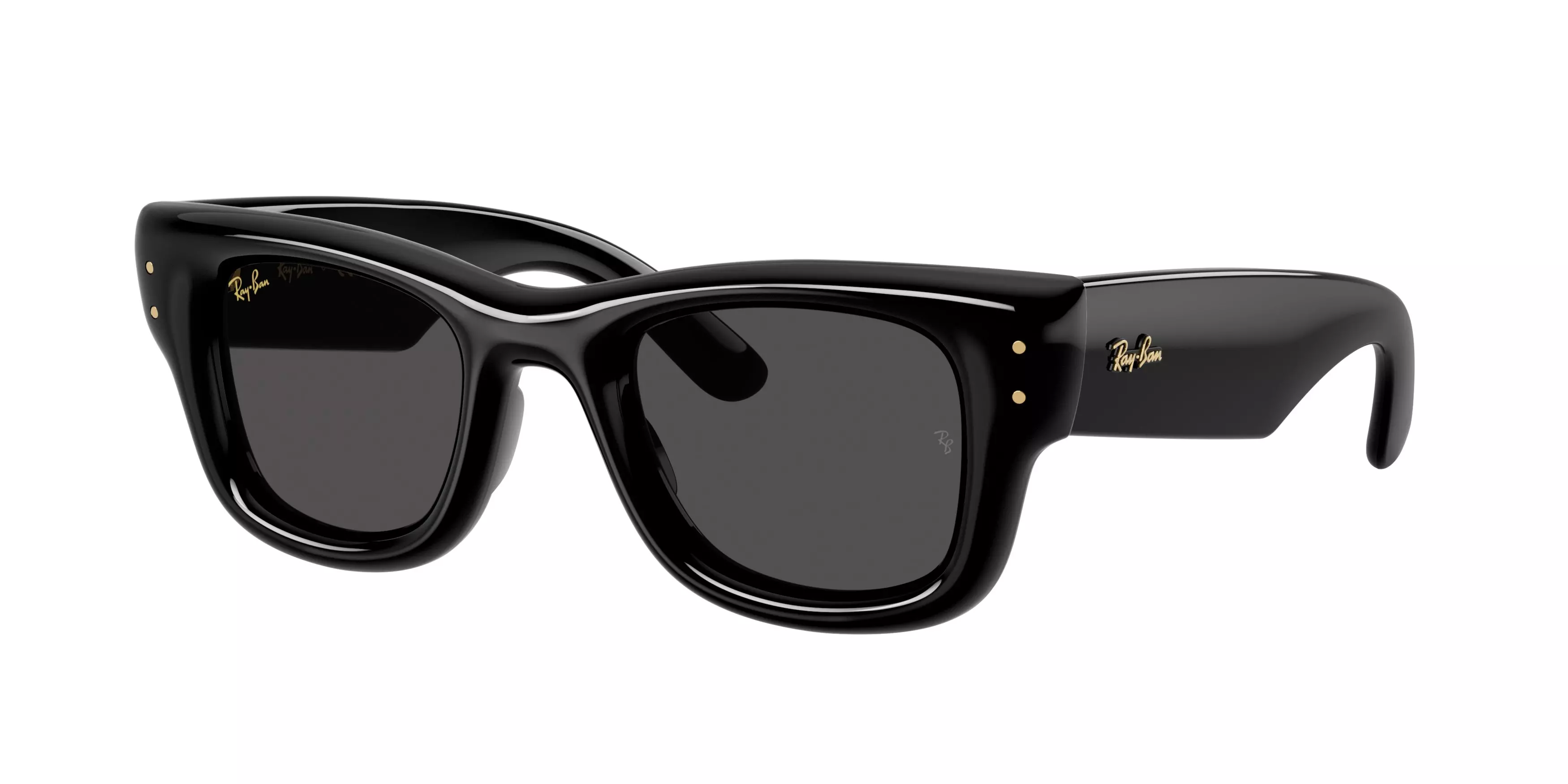 Ray-Ban A$AP Rocky Wayfarer Puffer Ultra Black Sunglasses